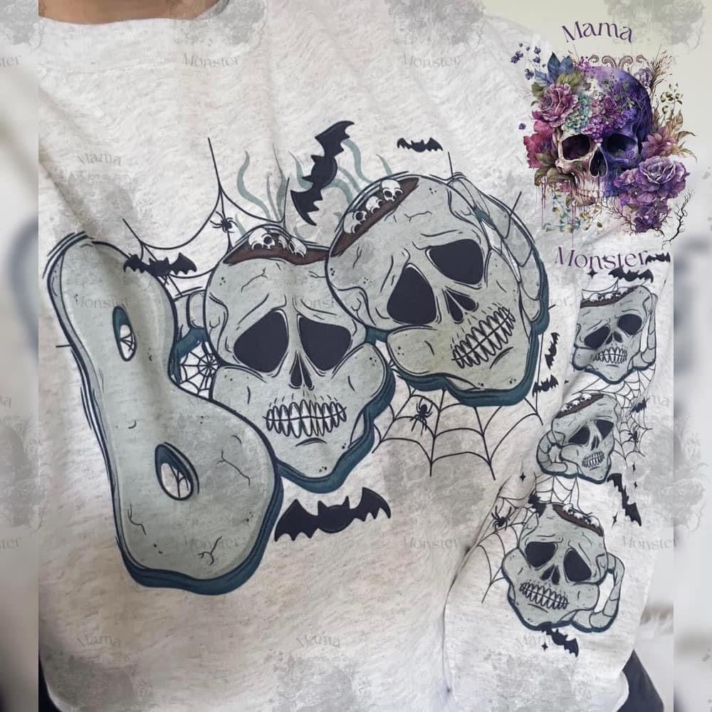 Halloween Sleeve Design Sweatshirts