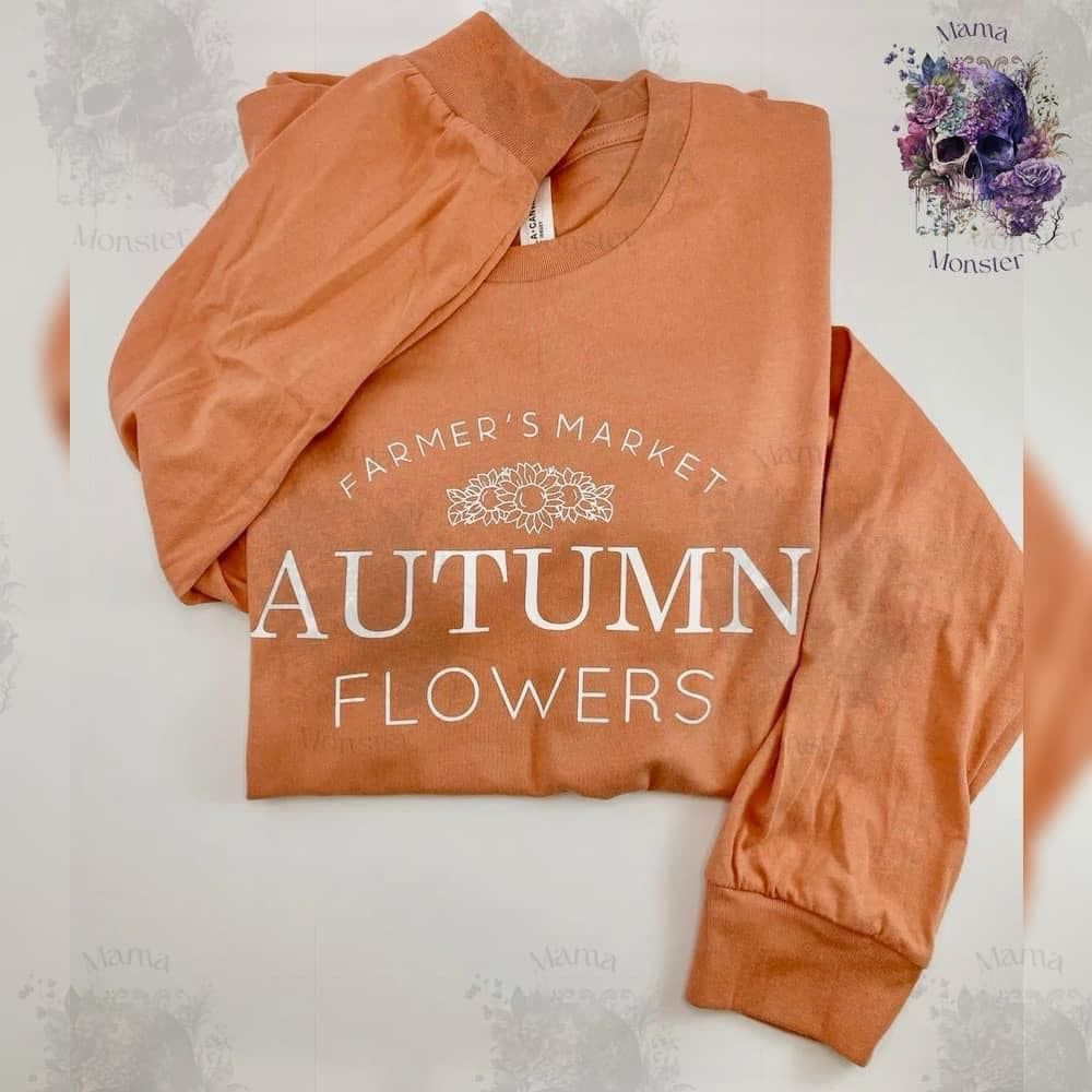 Farmer’s Market Autumn Flowers Long Sleeve