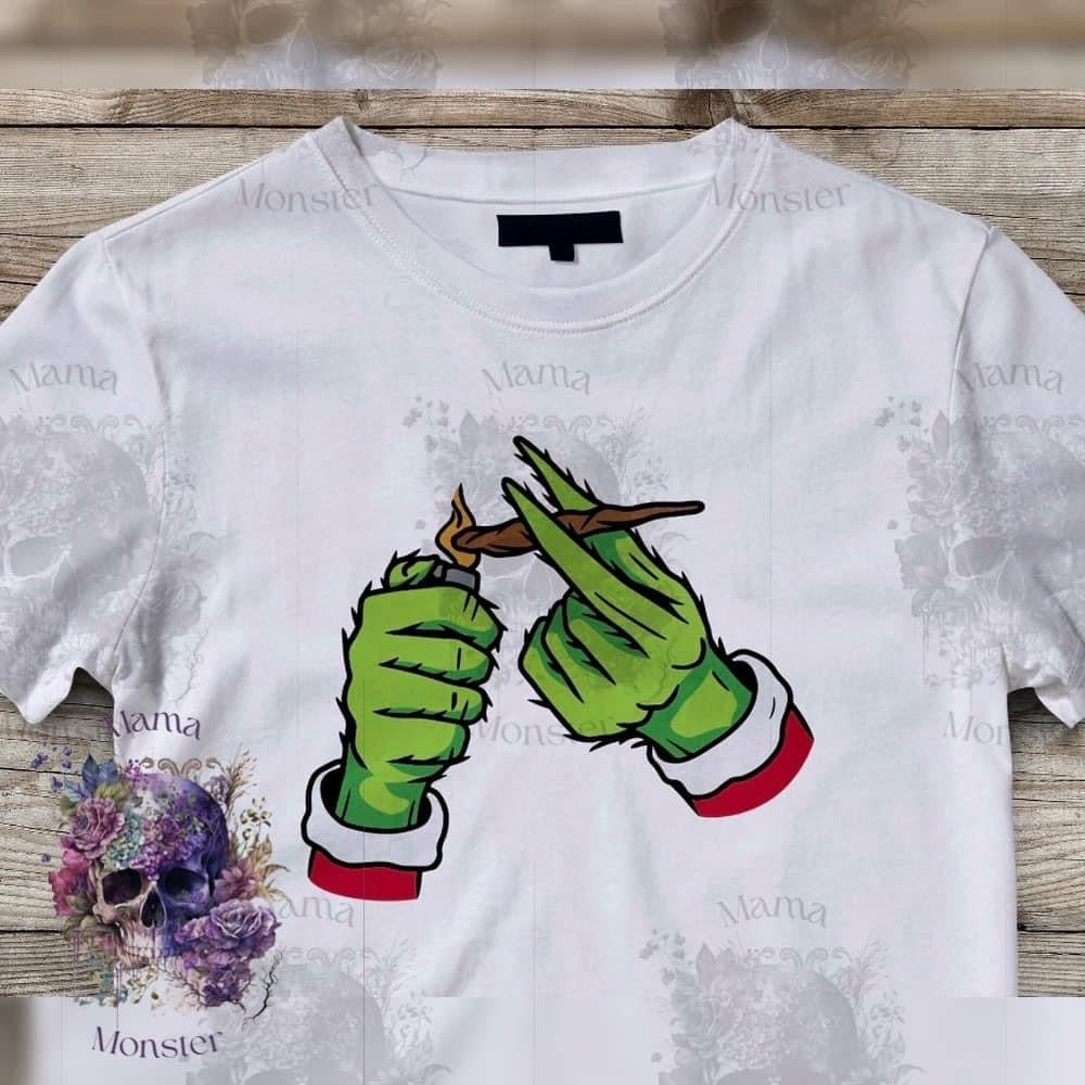 Grinch Hands Lighting Blunt Apparel