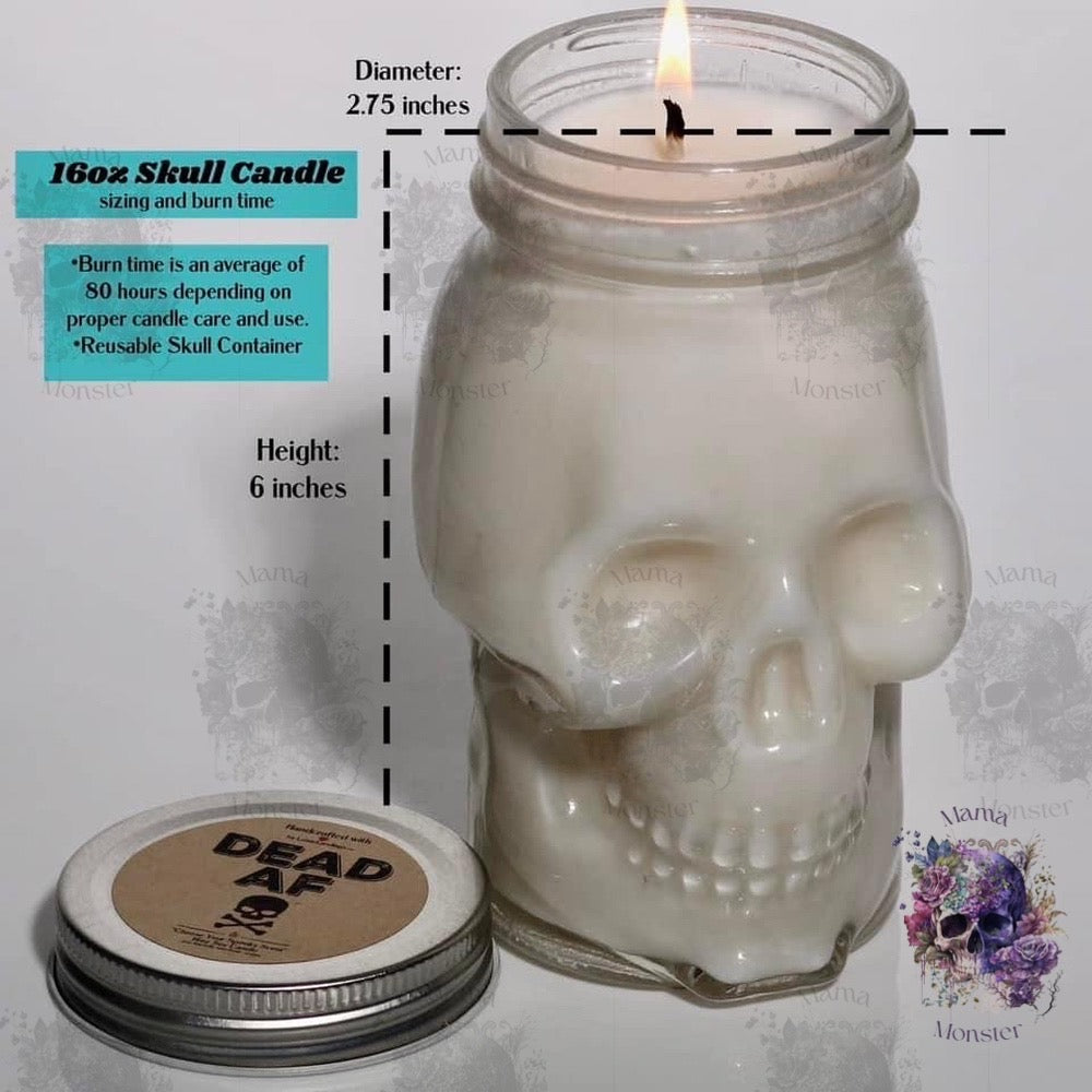 Skull Soy Candle