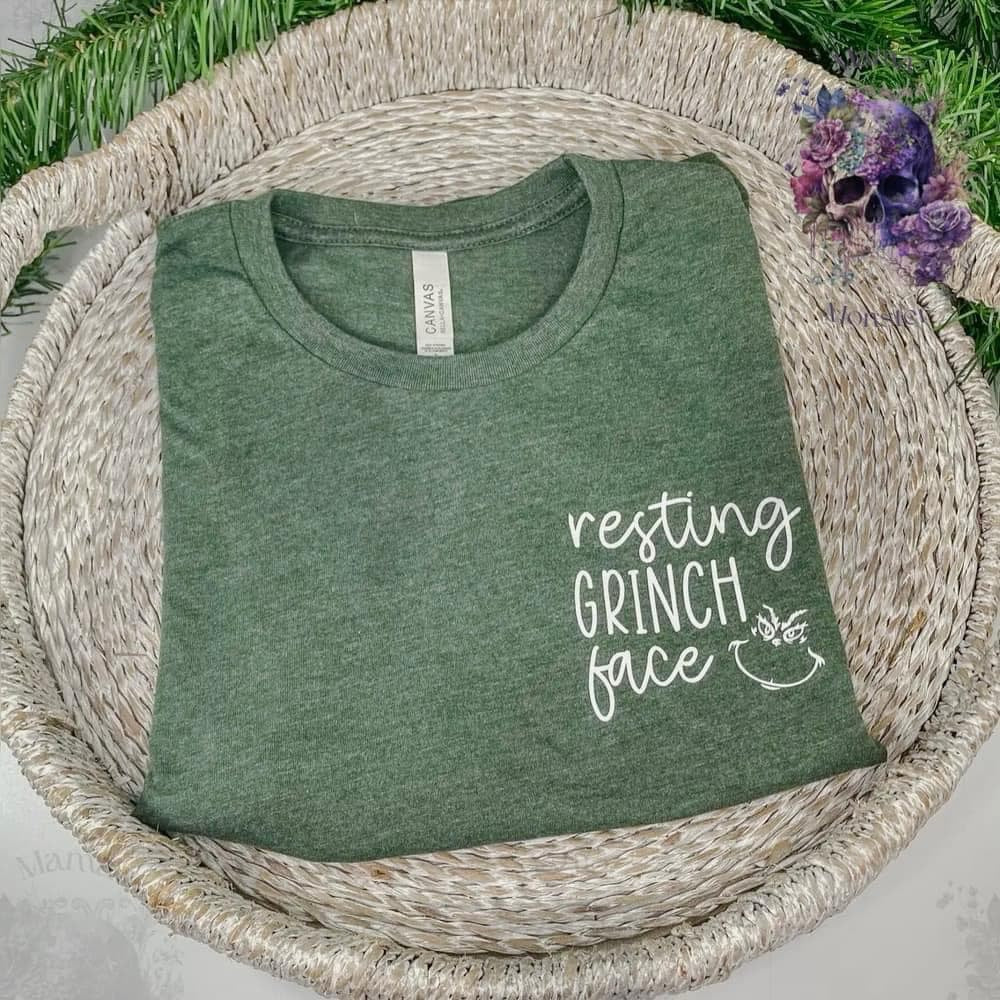 Resting Grinch Face Tee