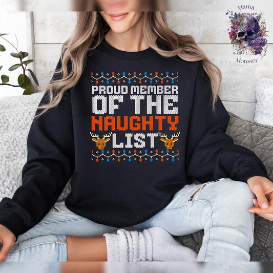 Proud Member of the Naughty List Apparel