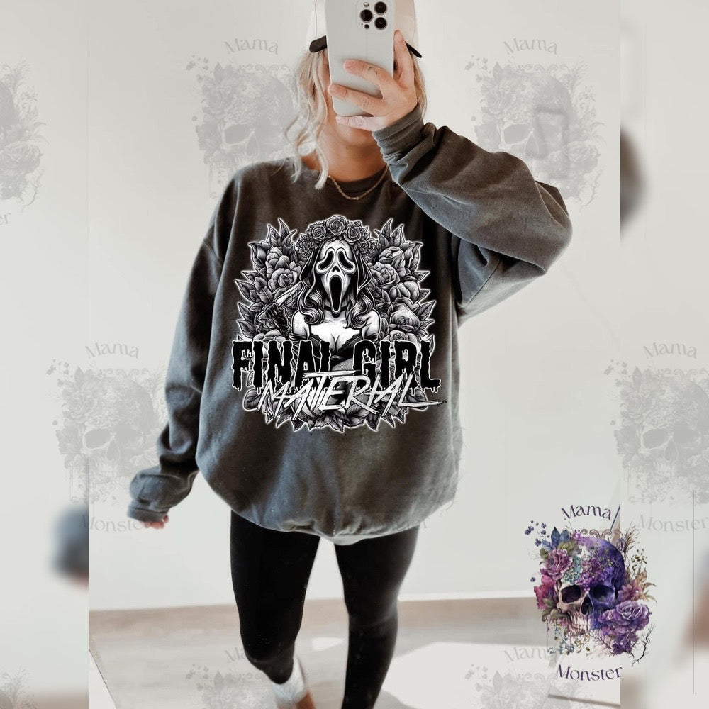 Final Girl Material Sweatshirt • Ghostface