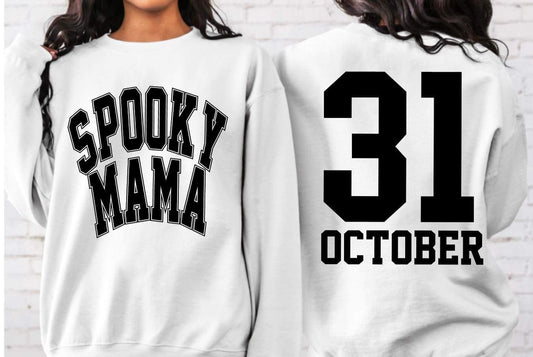 Spooky Mama Jersey Sweatshirt