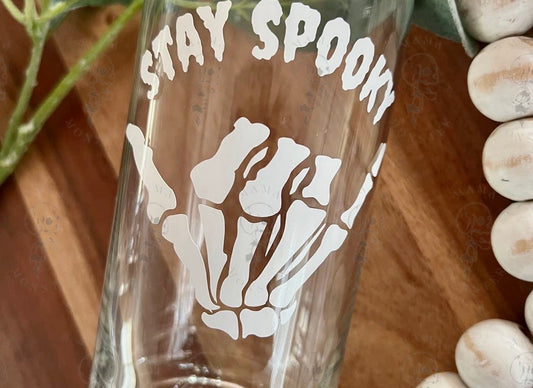 Stay Spooky Glass