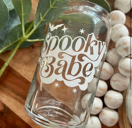 Spooky Babe Glass