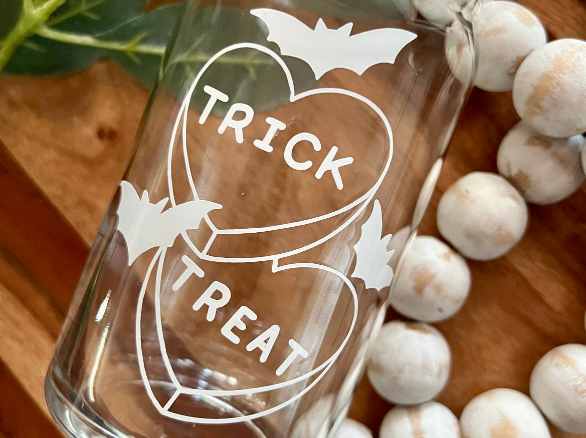 Trick or Treat Glass